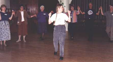 Leslie Scott teaching